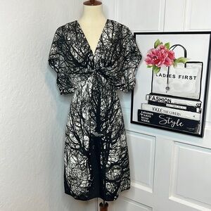 Nicola Finetti BNW V-Neck Dress Size 8